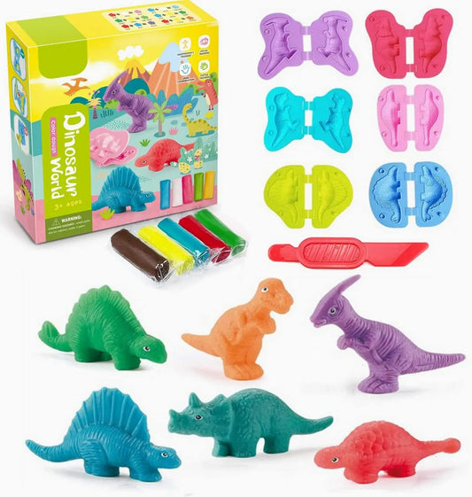"Electrochic™ Yeahbo Playdough Set – Dinosaur Clay Toys For Kids Creative Fun In Pakistan."